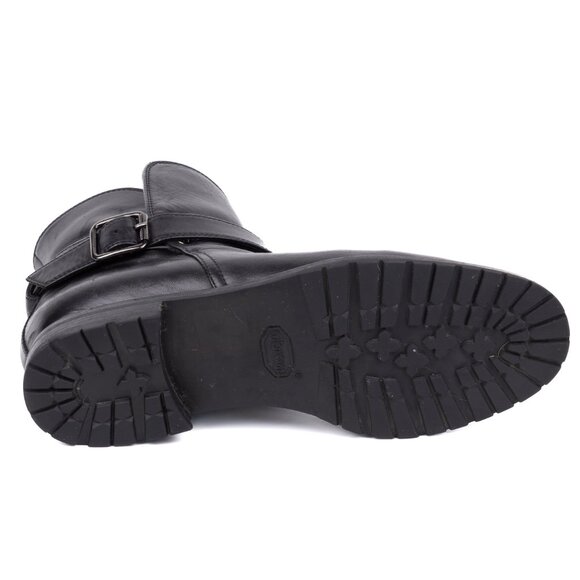 Manolo Blahnik Sulgamba Black Leather Strap Ankle Boot - size 6 - Picture 9 of 13